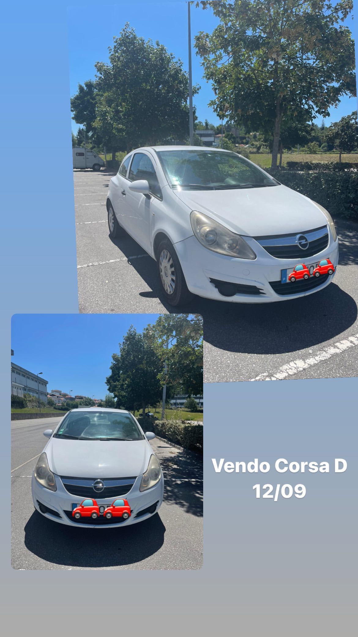 Opel corsa D ( motor danificado)