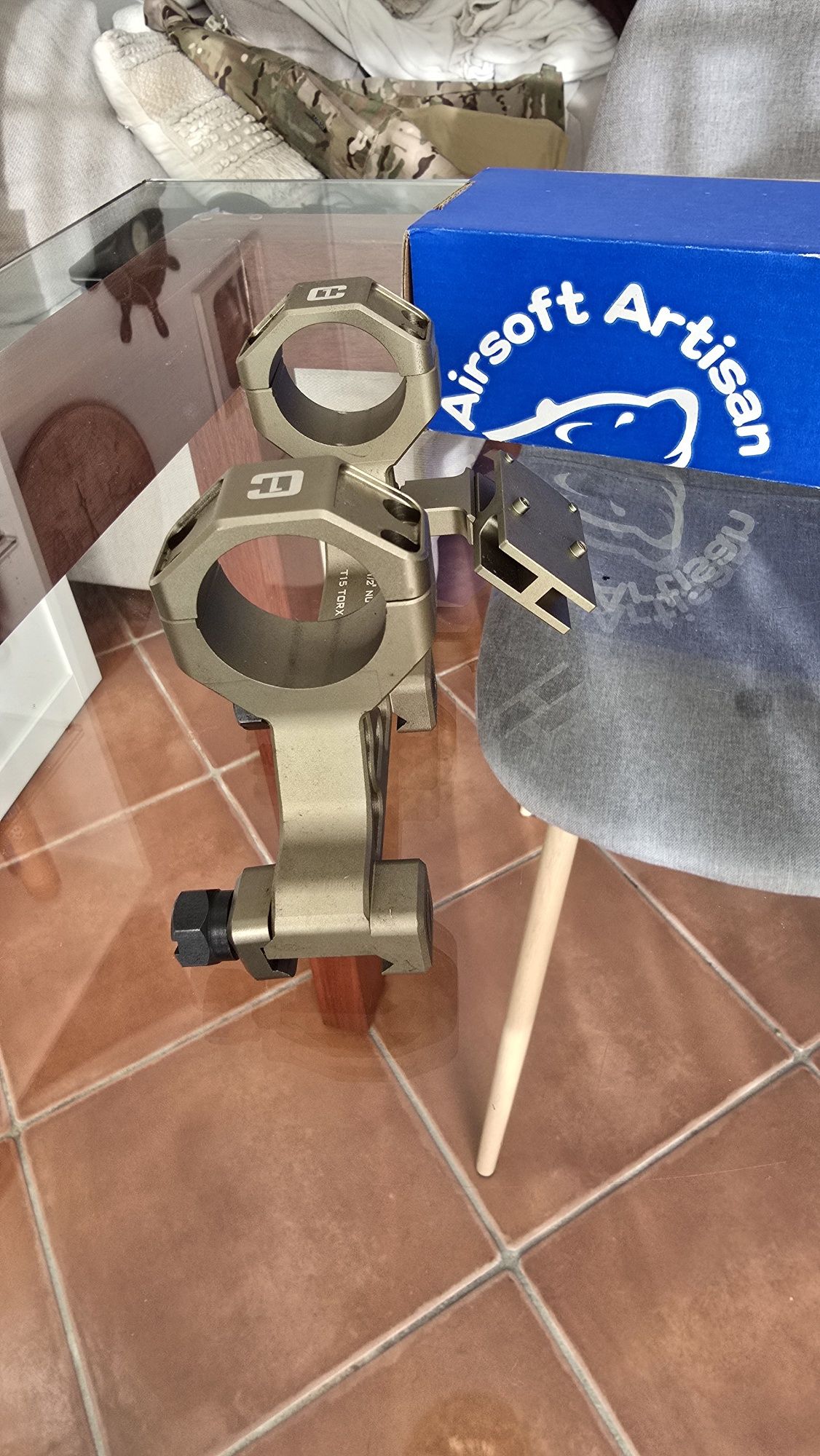 Mount para LPVO com mount offser Airsoft Artisan