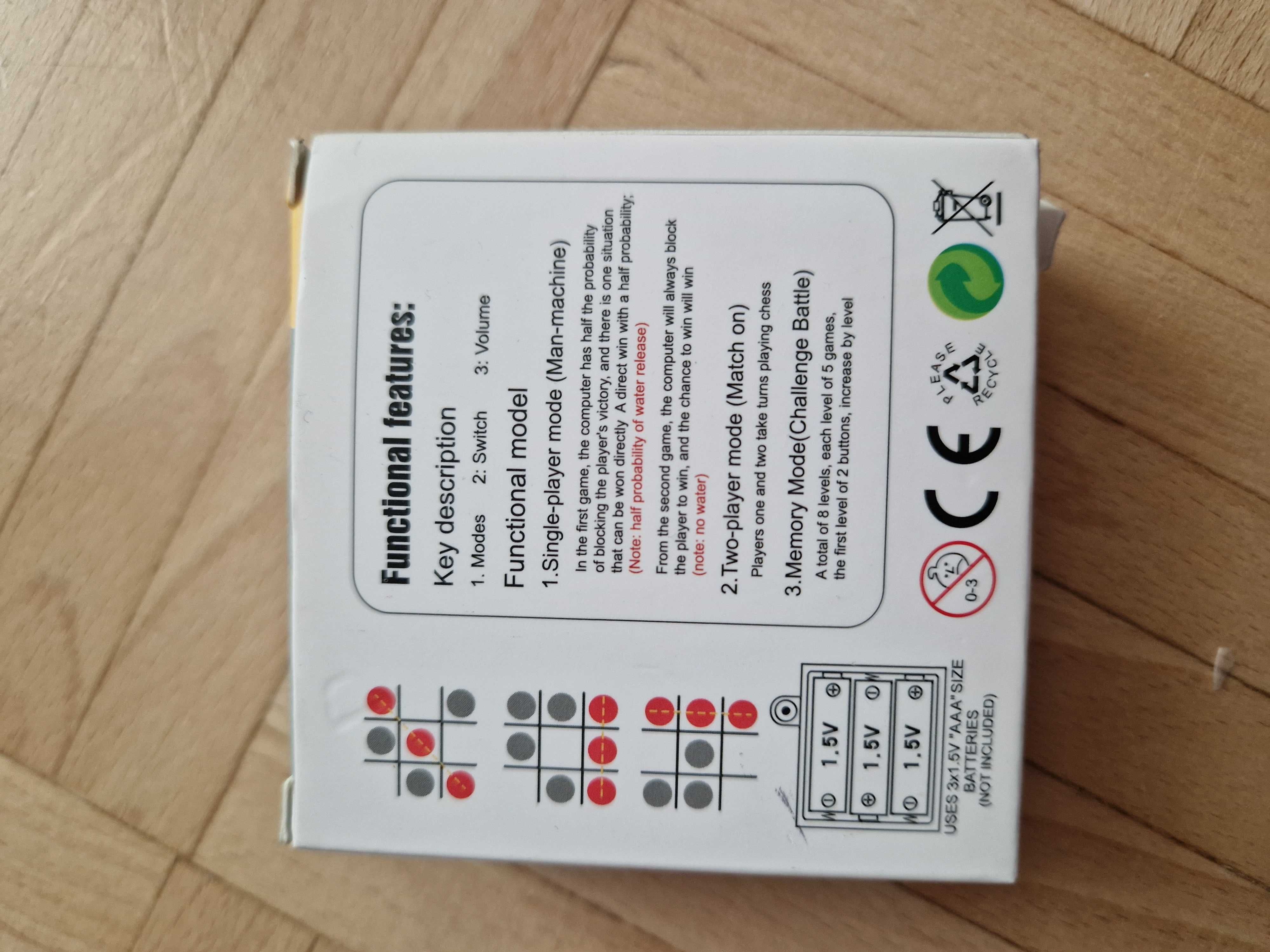 Tic Tack Toe Nowa elektroniczna gra kółko i krzyżyk memory