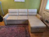 Agata sofa / kanapa wypoczynek skóra naturalna z funkcją spania