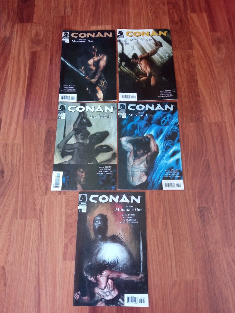 Conan and the Midnight God / coleção completa #1-5Dark Horse Comics
