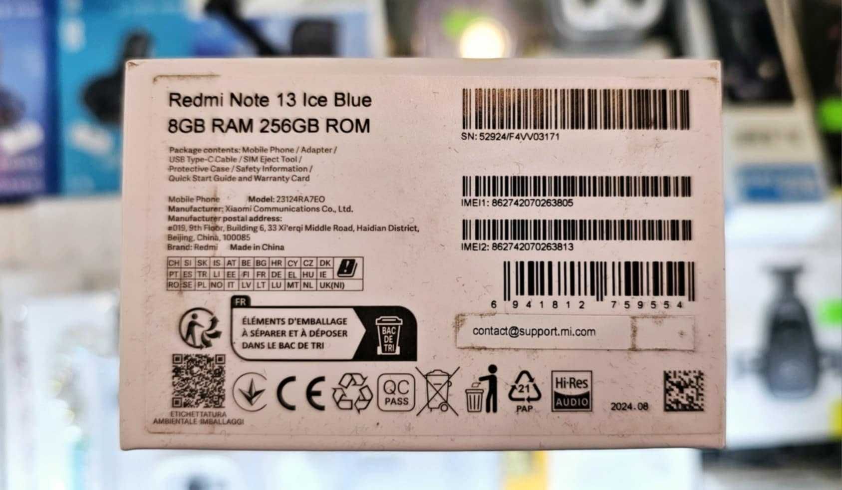 Xiaomi Redmi Note 13 8/256- NOWY! gwarancja, sklep. Lwsk