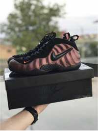 Р.41,42,43,44,45,46кросівки nike air foamposite pro (чорно/мідні)