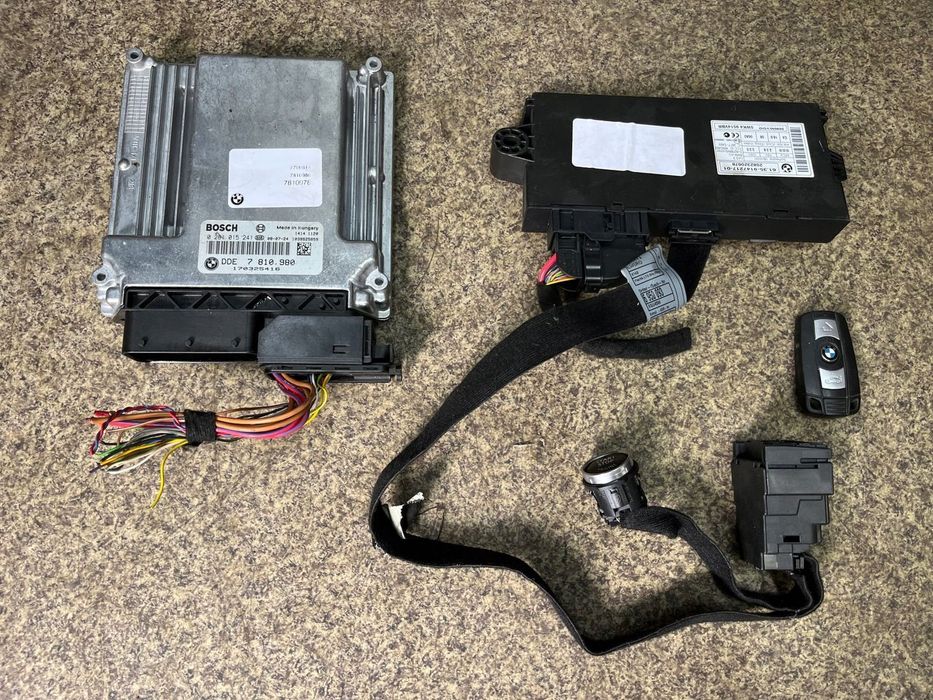 Sterownik silnika zestaw startowy CAS BMW E70 X5 3.5 D Biturbo M57N2 306D5