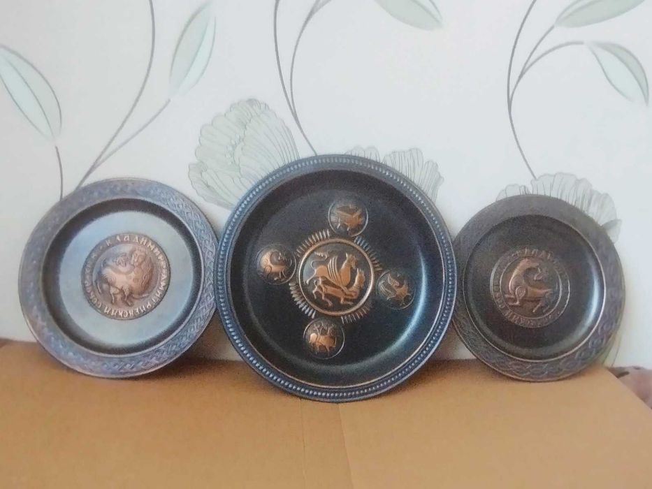 Тарілки мідні сувенірні Володимир Дмитрієвський собор