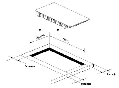 Індукційна плита вбудована Caso Master E2