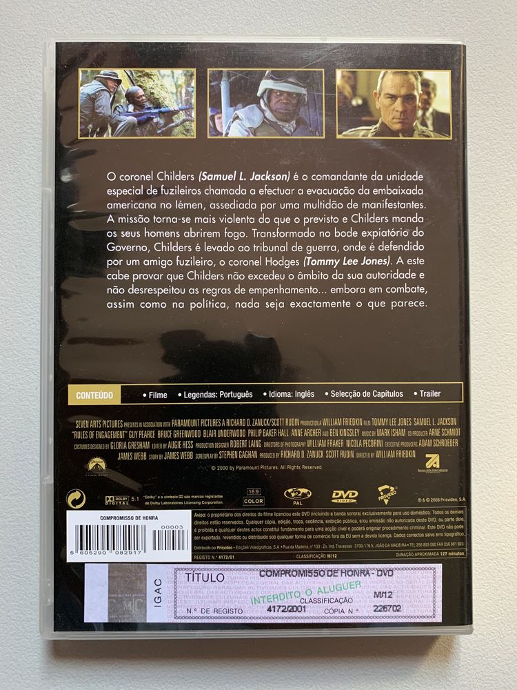 [DVD] Compromisso de Honra