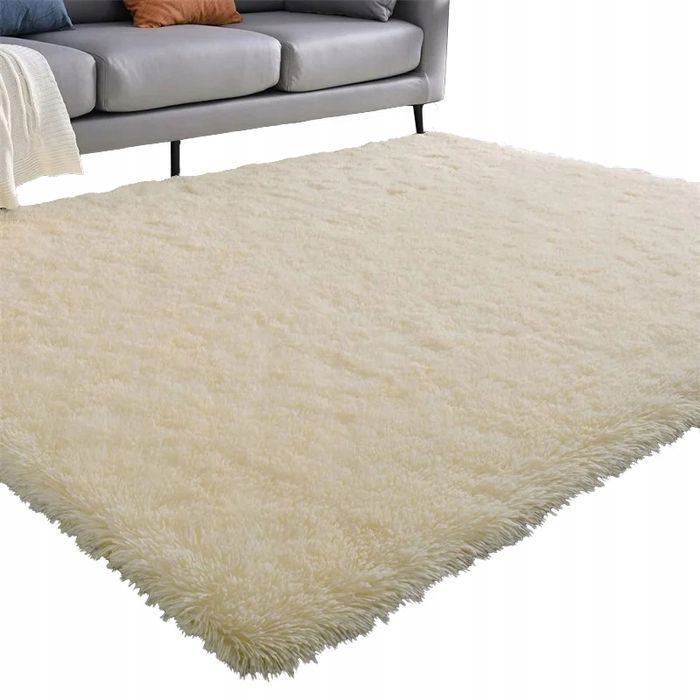 NOWY Dywan Futrzany Shaggy Pluszowy Puszysty Miękki 120x170