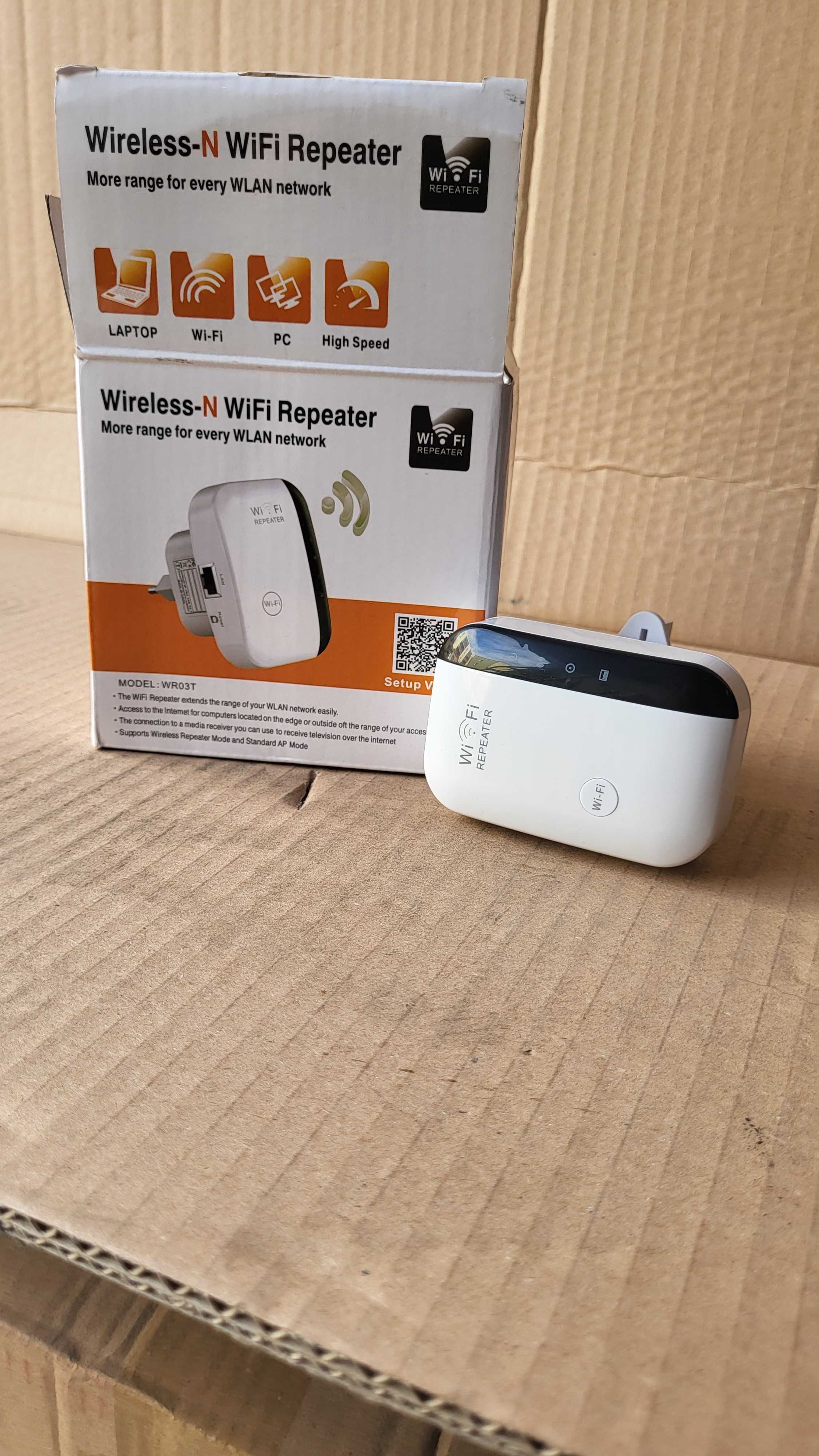 Wzmacniacz sygnału WIFI REPEATER LAN 300Mbps b/g/n internetu zasięgu