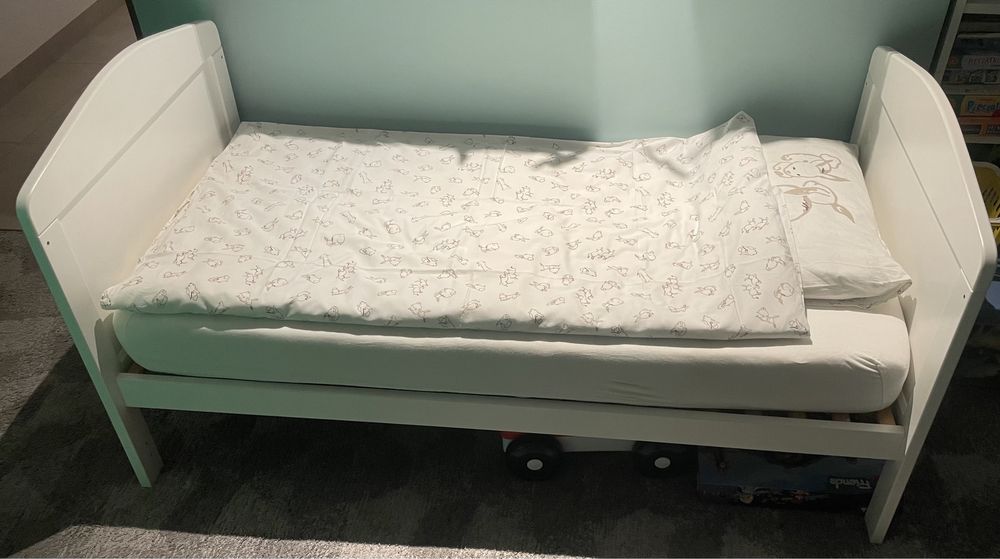 Łóżeczko niemowlęce Hampton Cot Bed 140×70 WOODIES
