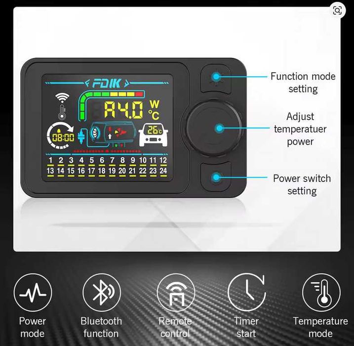 Webasto Garażowe ogrzewanie 8KW + zasilacz 230v
