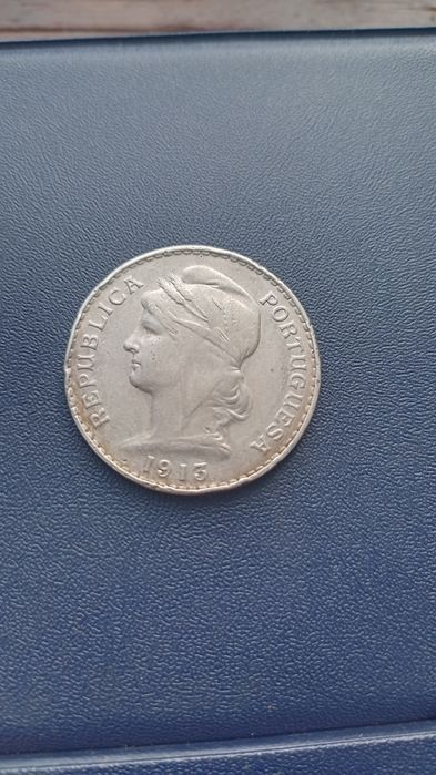 Португалія  50 сентаво 1913рік. Срібло.