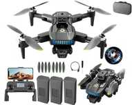 Dron XT505 Kamera WIFI 2000m GPS 3X BATERIA UNIKANIE Przeszkód