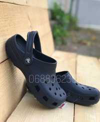 Чоловічі Крокси Темно сині Crocs Classik Купить Мужские Кроксы