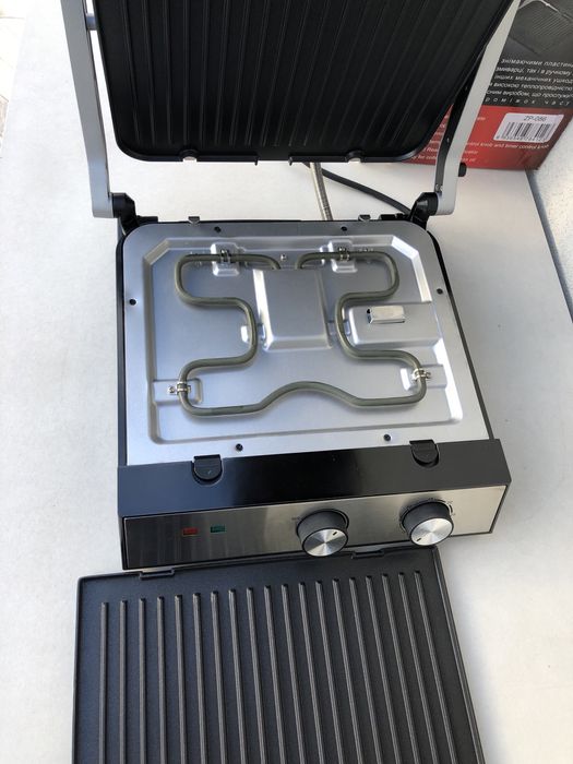 Гриль електрична Zepline 3500W Сендвічниця гриль електричний