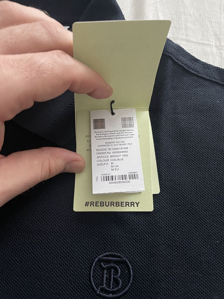 Burberry polo grantowe nowe roz. M