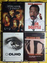 A: DVDs Filmes 0,40 cêntimos Comédia, Terror, Românticos, Ficção