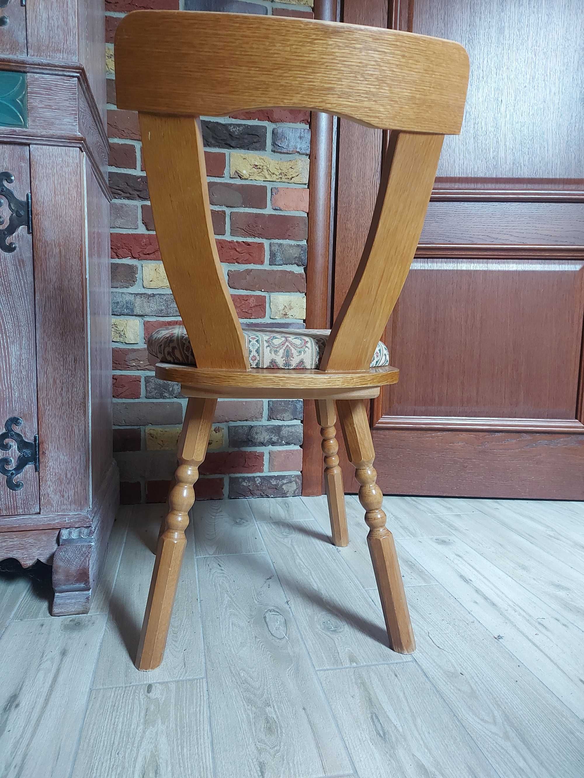 Krzeslo folkowe drewno