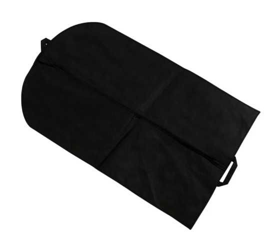 Чохол для зберігання одягу із тканини спанбонд 57х114 см. чорний