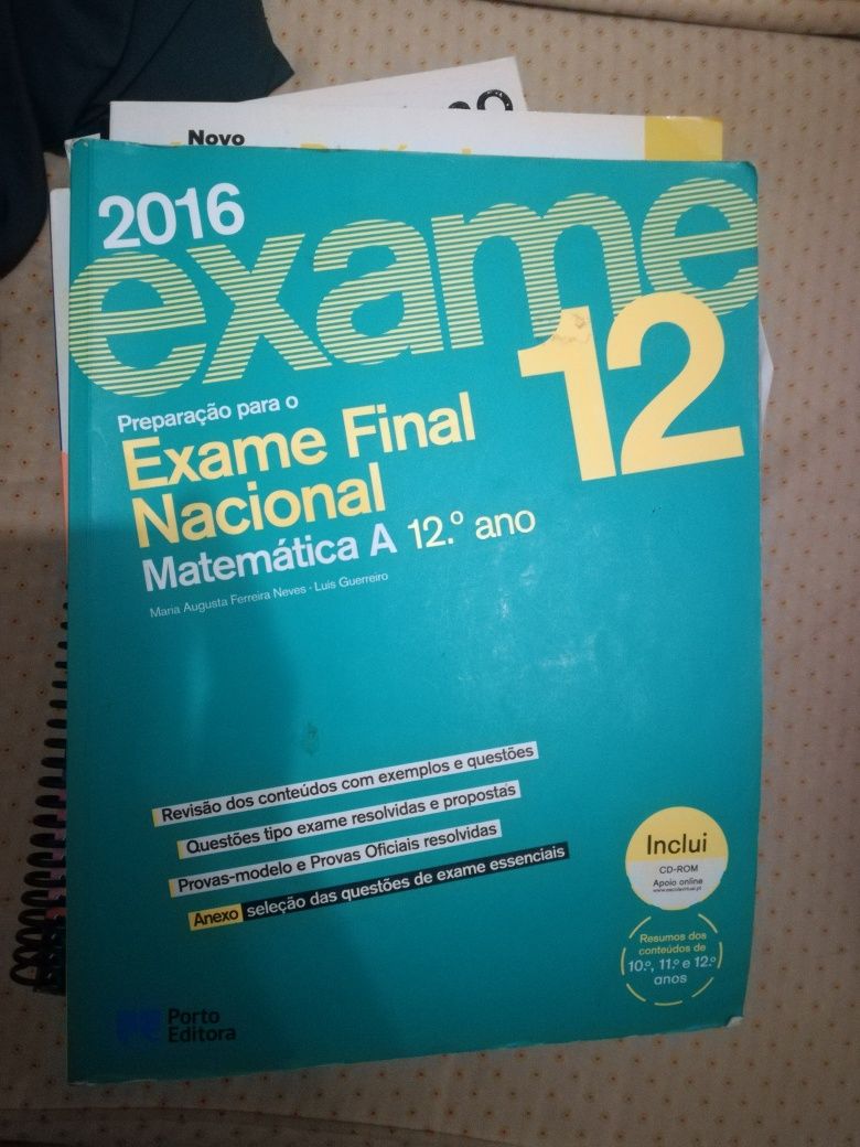 Preparação Exame Nacional Matemática 12º ano 2016