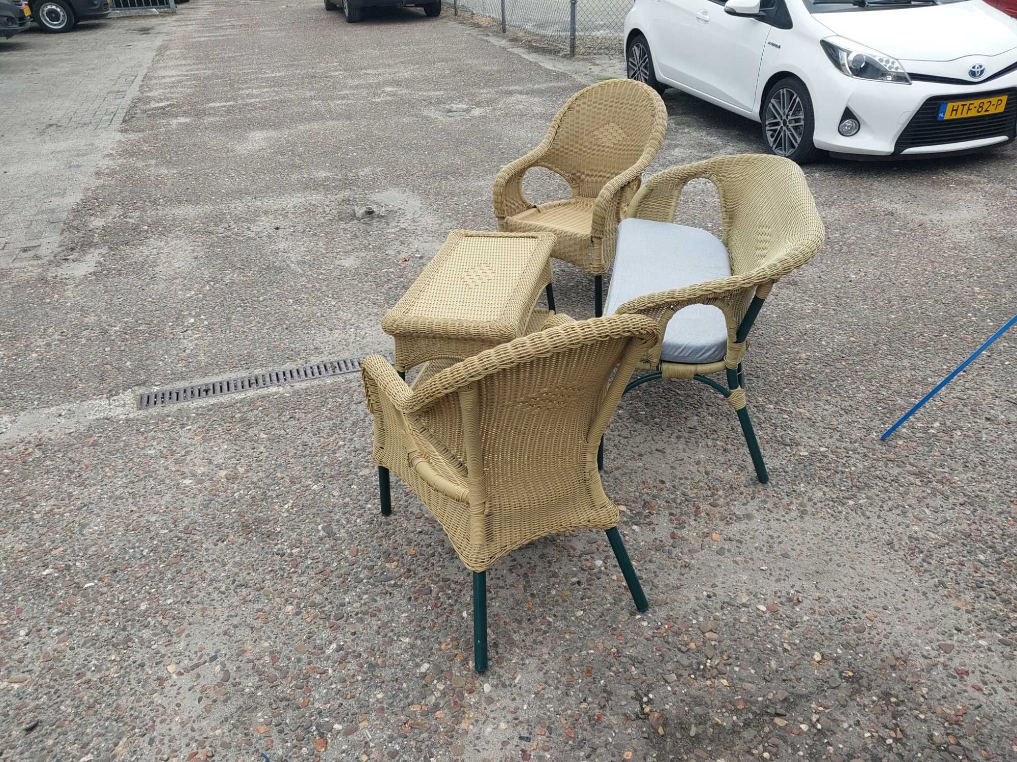 Wypoczynek komplet ogrodowy 2+1+1+stolik