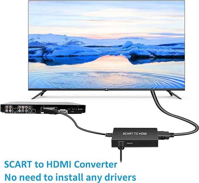 adapter Scart HDMI Video Konwerter