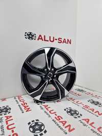 NOWE alufelgi NISSAN 18" 5x114,3 Juke Primera Qashqai - Czarne