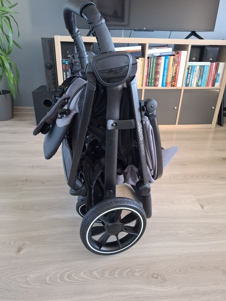 Wozek spacerowy z gondolą 2w1 espiro sonic gel z gondolą una