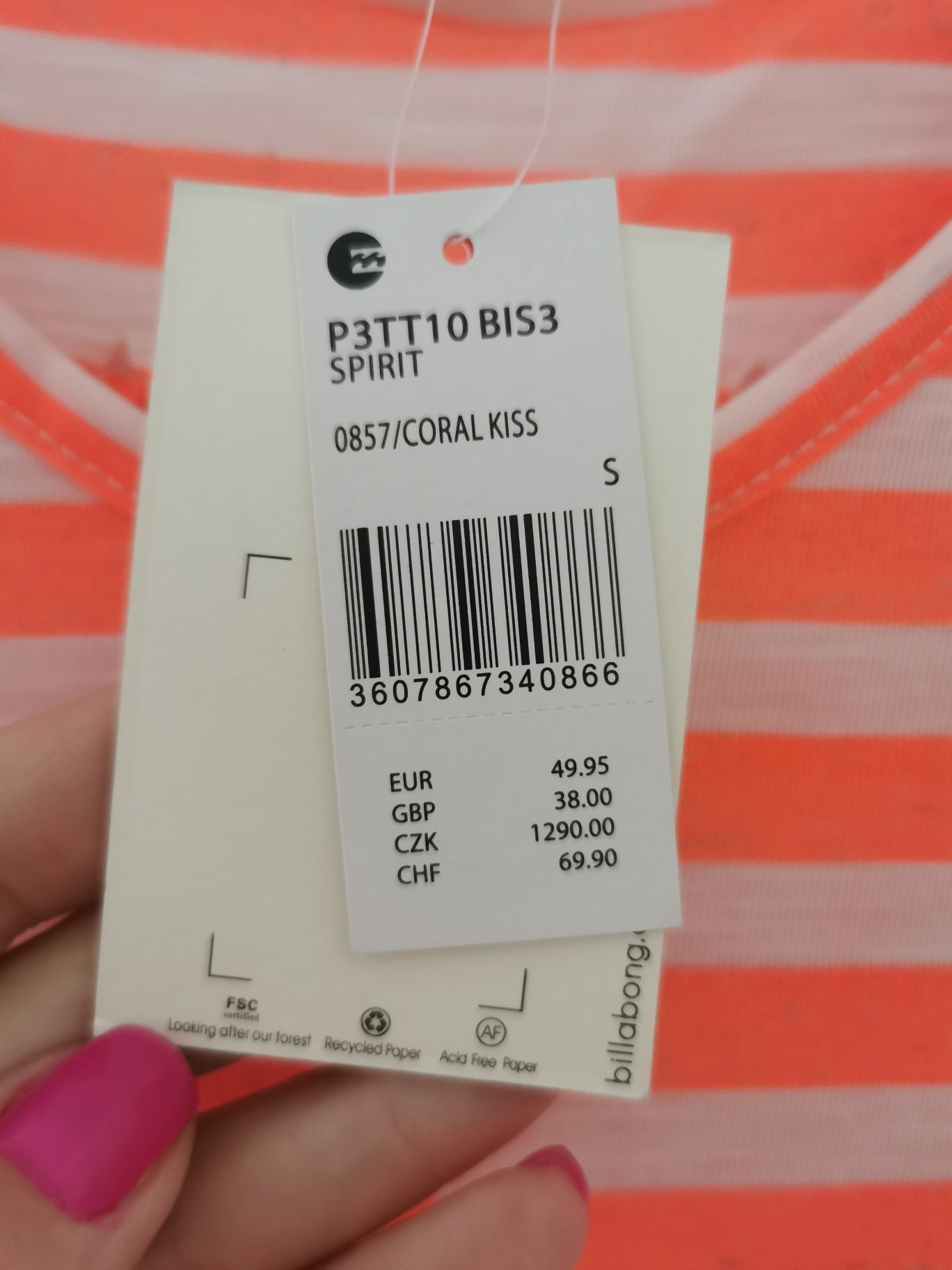 Billa Bong koszulka letnia damska rozmiar S