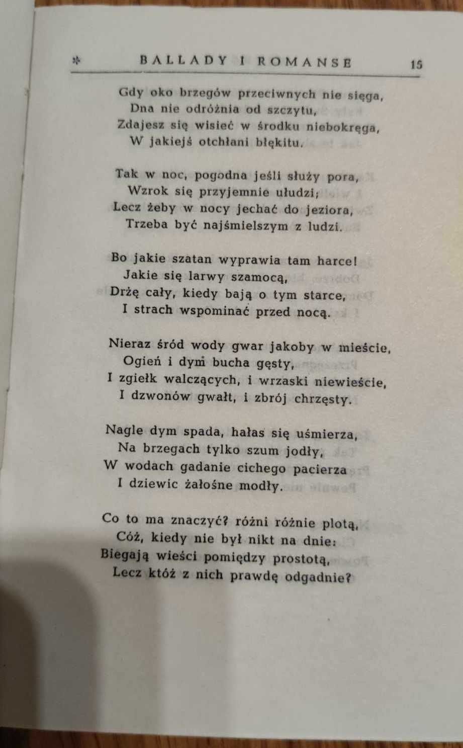 Wiersze Adam Mickiewicz 1955 wydanie kieszonkowe