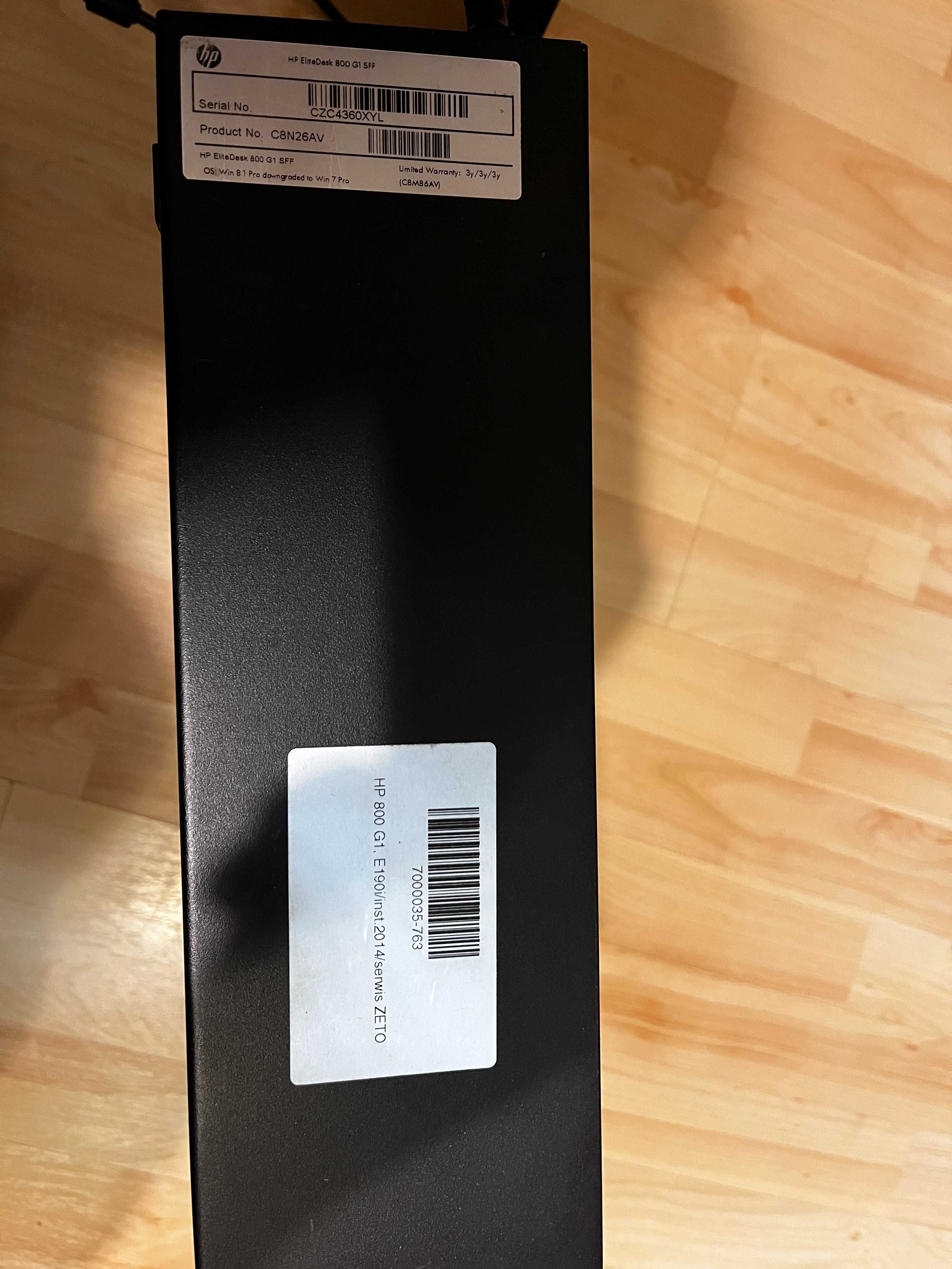 komputer stacjonarny biurowy HP intel i5 SSD