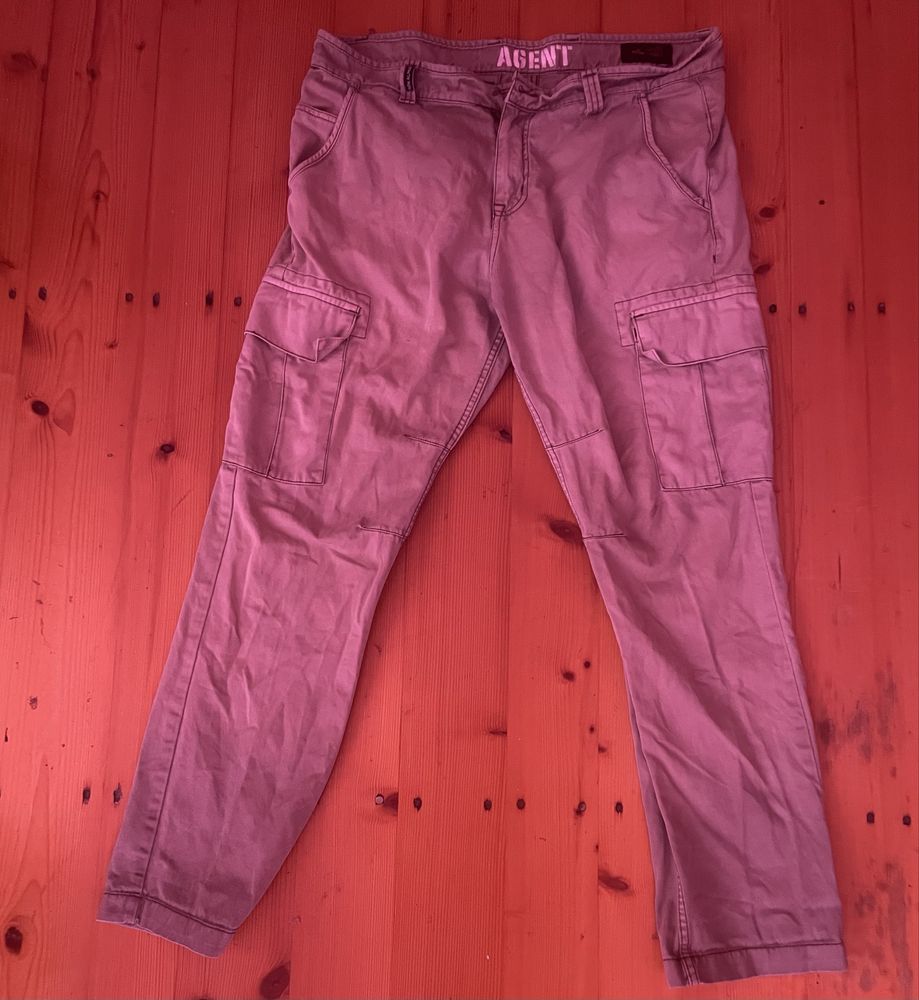 широкие карго штаны alpha industries