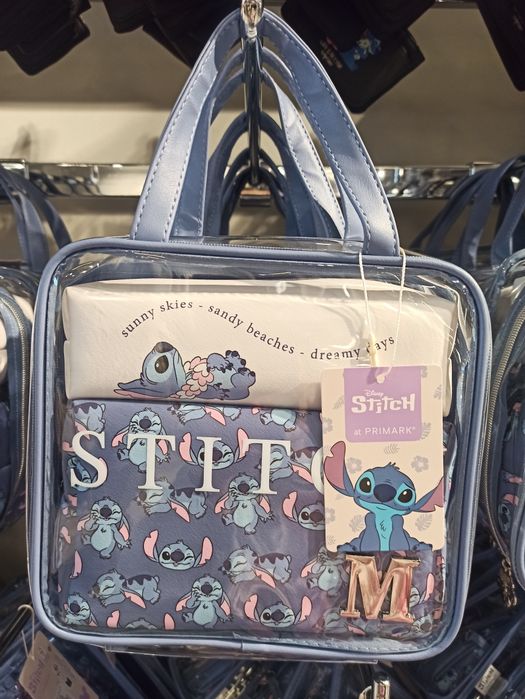 Zestaw 3 kosmetyczek, Stitch, nowe, z Primarku