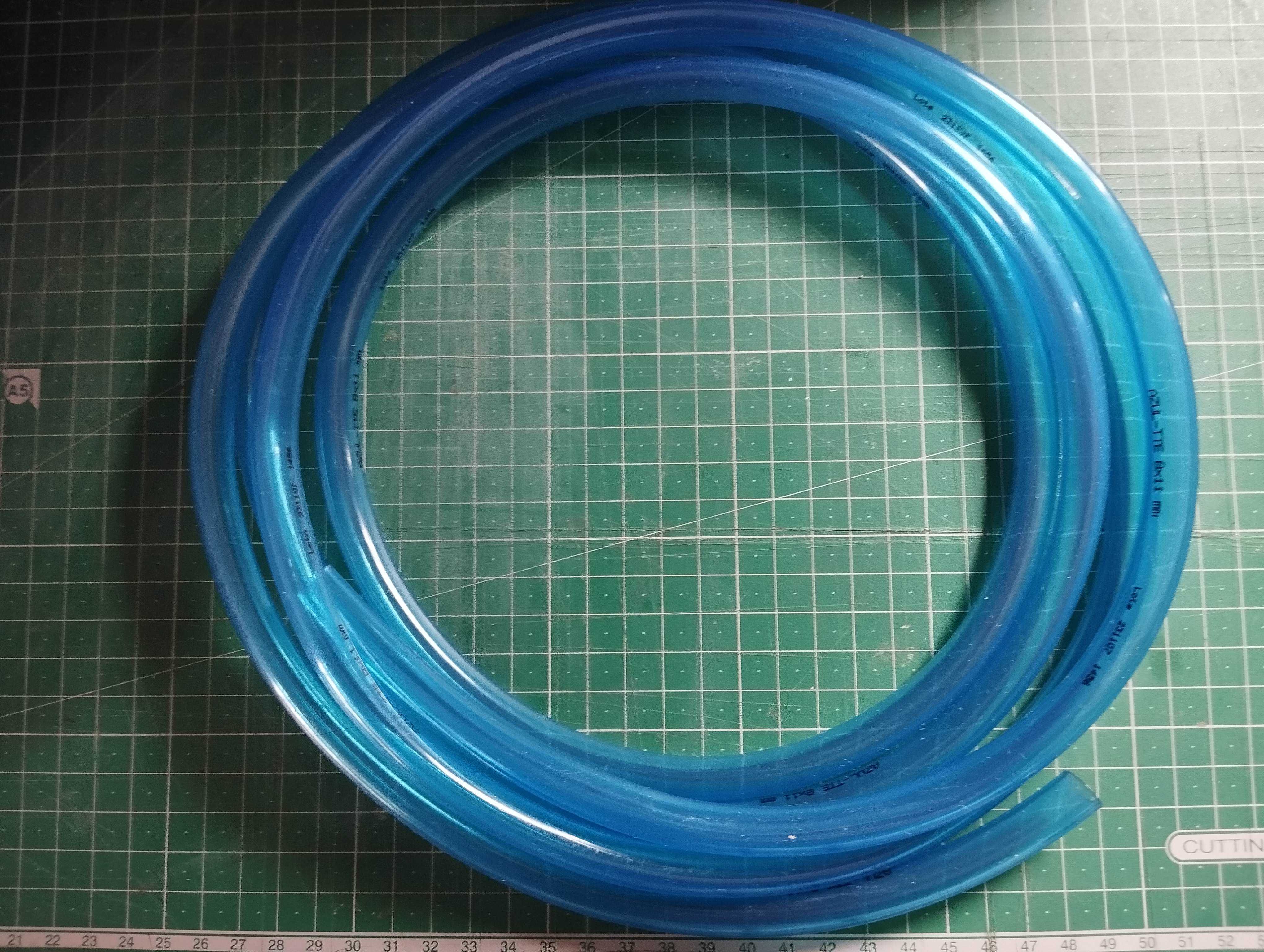 Tubo TTE 8x11 mm - Azul - Metalcaucho - Água/Gasolina - 2,7 m (Novo)
