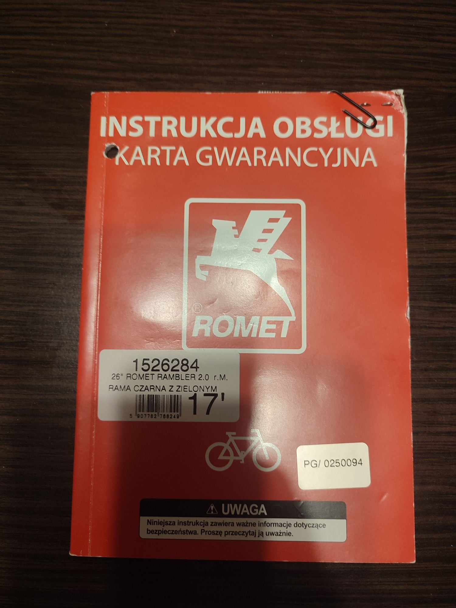 Rower Romet rambler 26