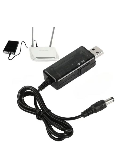 Кабель USB перехідник для роутера  перетворювач 9V 12V