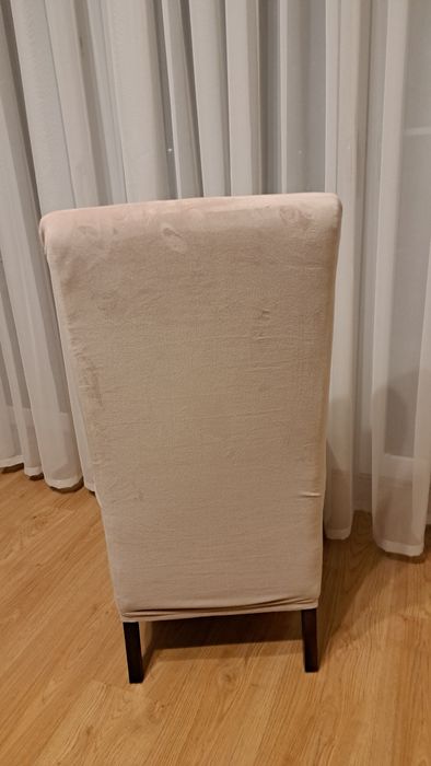 Pokrowiec na krzesło welur berz 6szt