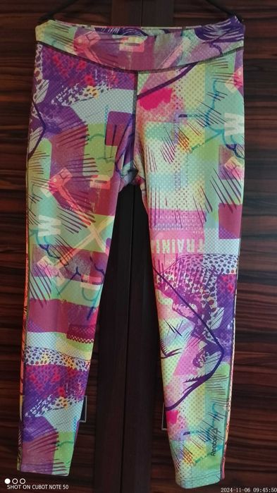 Legginsy Reebok Rozmiar M Kolorowe Crosfitt