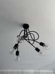 Lampa pająk 5 żarówek