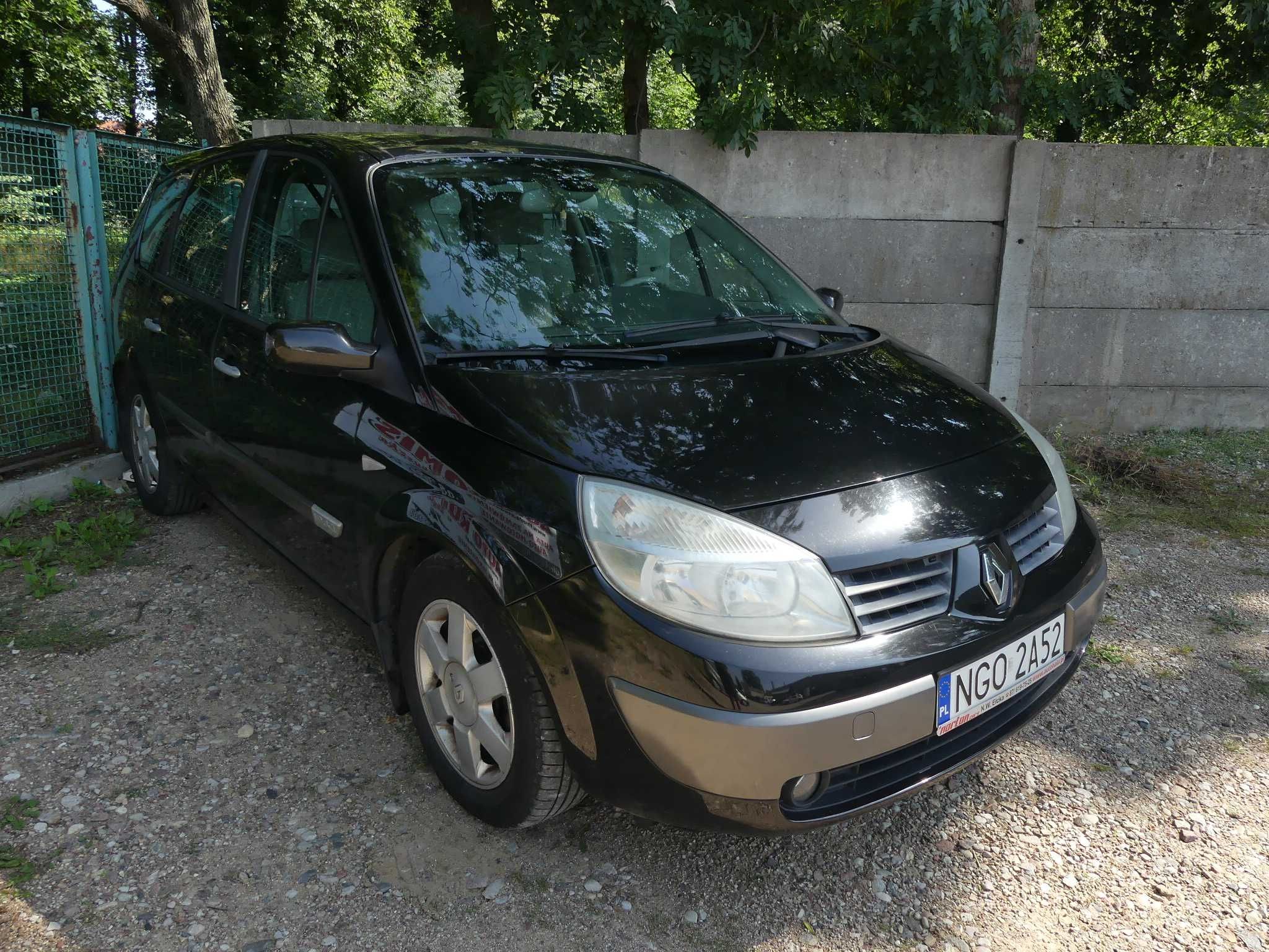 Renault Scenic 1,9dCi 120 KM Zarejestrowany  7 Osobowy W Dobrym Stanie