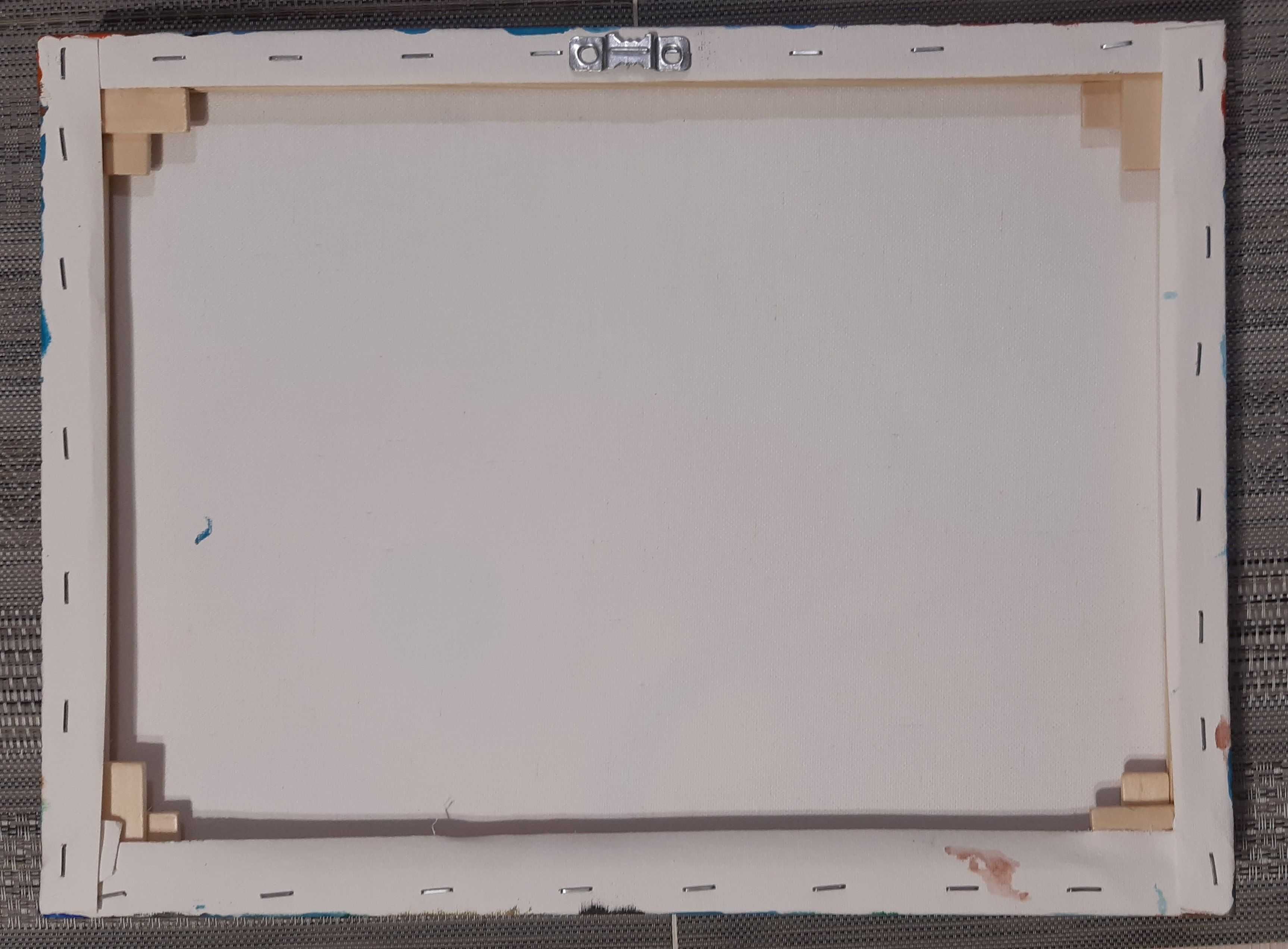 Ręcznie malowany obraz "Niecodzienność" farb. akryl., płótno 30x40 cm