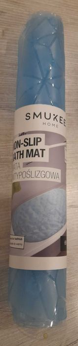 Mata antypoślizgowa 69x39cm niebieska do wanny marki Smukee