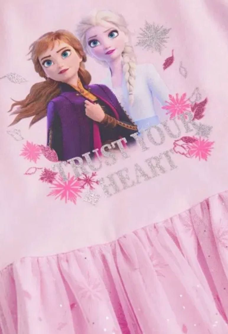 Elsa, Anna , Elza, Frozen, Kraina NOWA 110 116 TIUL, BROKAT