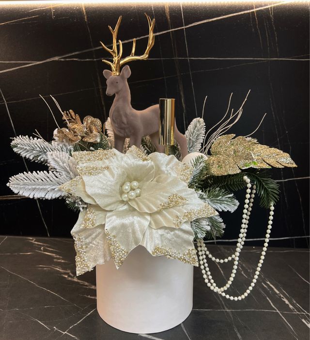 Різдвяний новорічний підсвічник