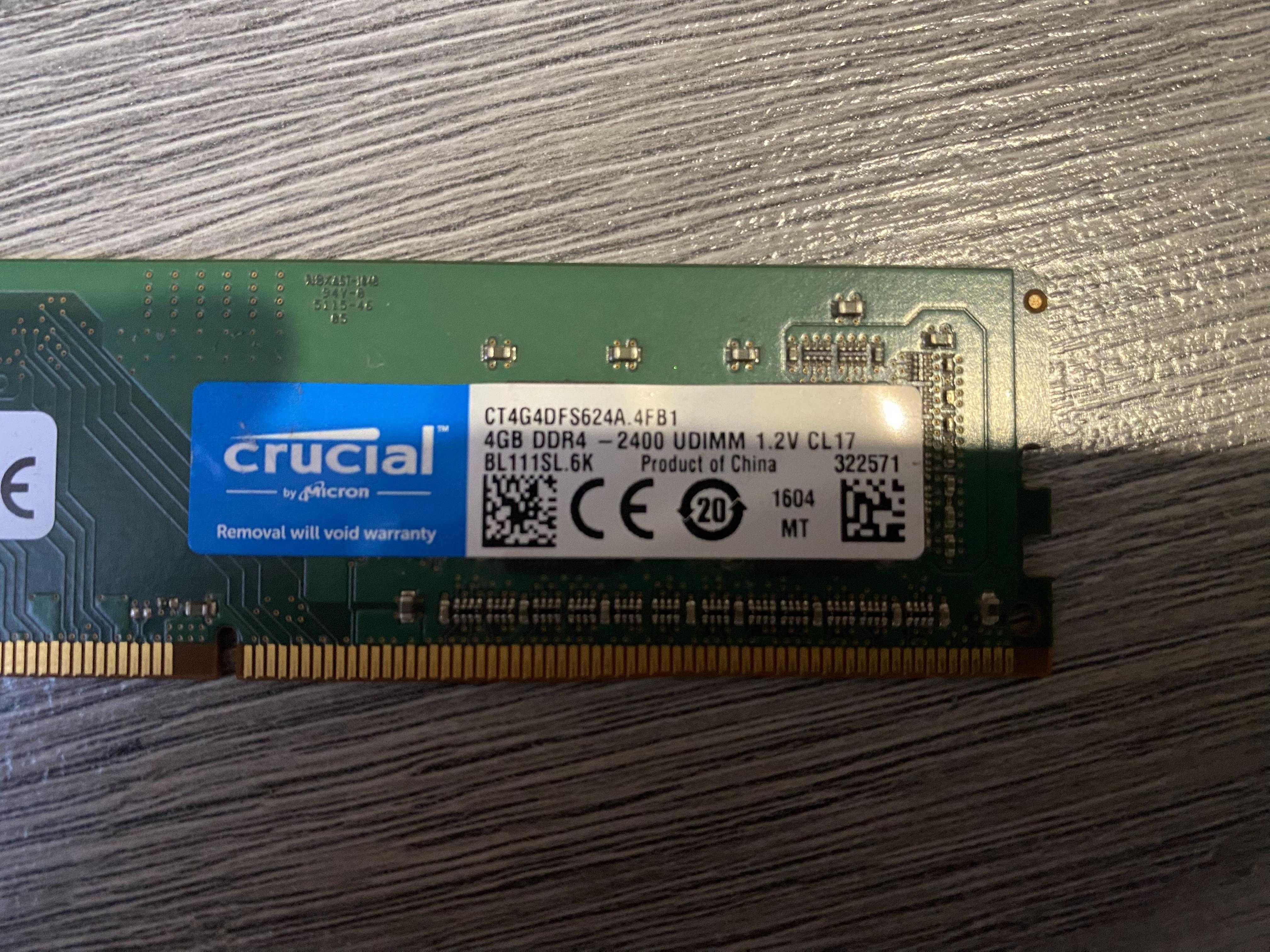 Оперативна память Crucial  DDR4 4GB - 2400