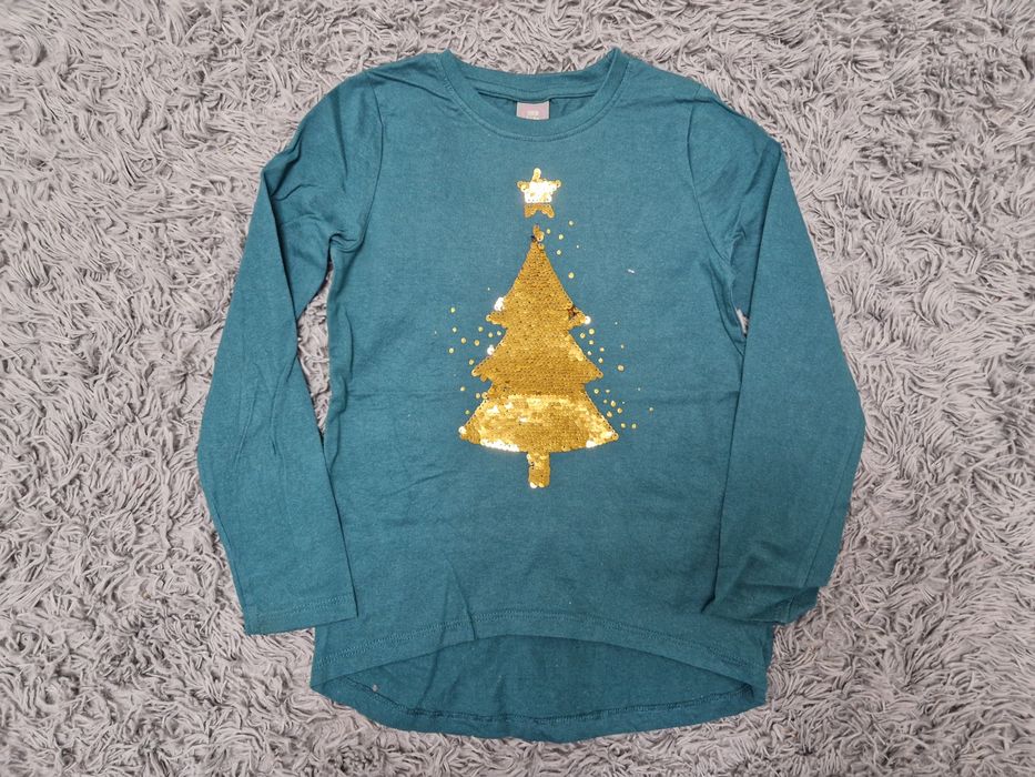 Rozm 122 bluzka z dlugim rekawem dla dziewczynki