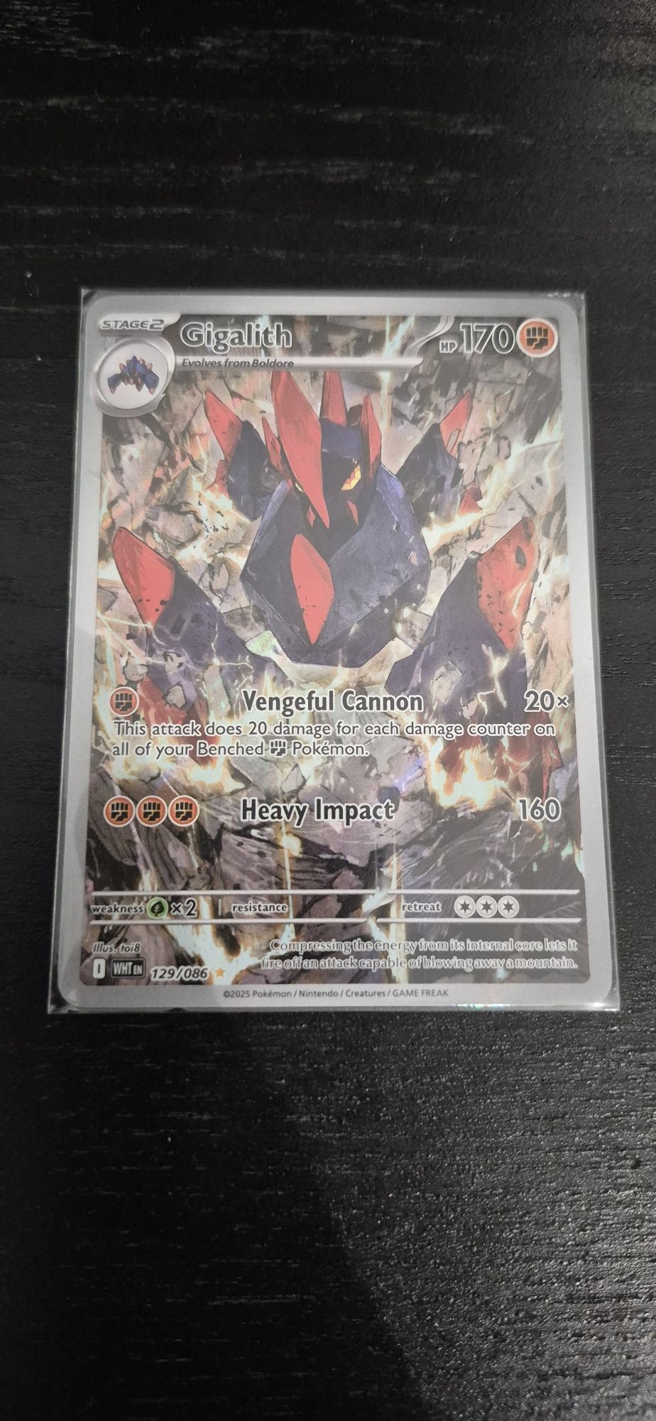 Carta Gigalith Full Art - White Flare