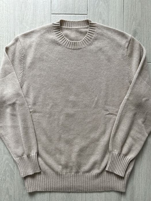 Suitsupply светр чоловічий кашемір бежевий коричневий XL