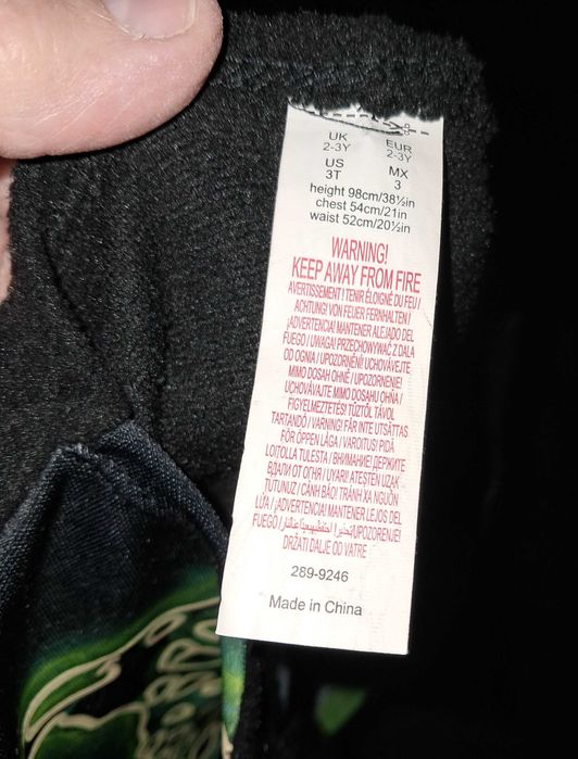 Pizama kombinezon przebranie kosciotrup