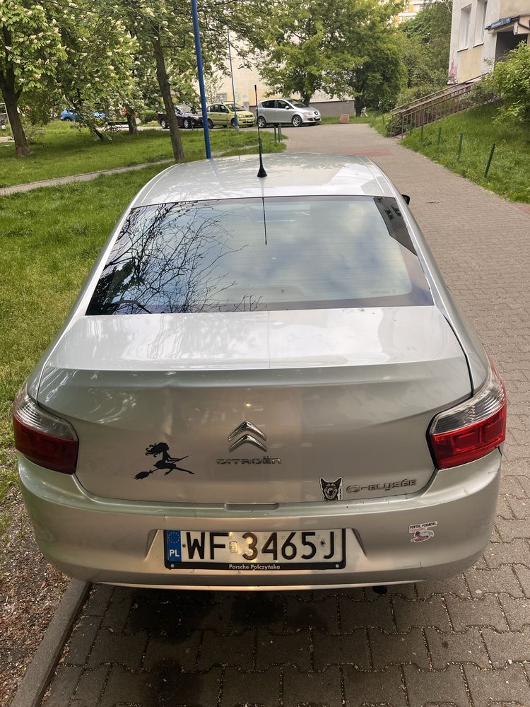 Citroen C-elysée 1.6 2014/15 r. srebrny sedan